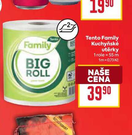 Tento Family Kuchyňské utěrky 1 role