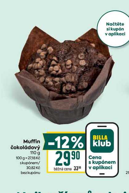 Muffin čokoládový 110 g