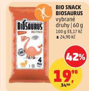 BIOSAURUS vybrané druhy, 60 g