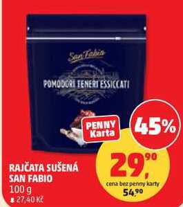 RAJČATA SUŠENÁ SAN FABIO, 100 g