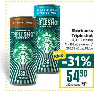 Starbucks Tripleshot 0,3l