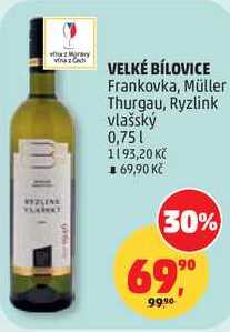 VELKÉ BÍLOVICE Frankovka, 0,75 l 