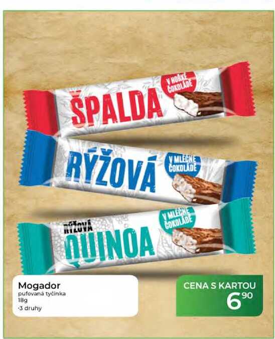 Mogador pufovaná tyčinka 18 g