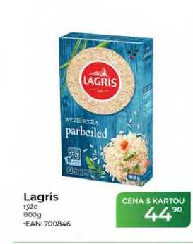 LAGRIS parboiled Lagris rýže 800g 