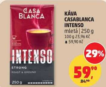 KÁVA CASABLANCA INTENSO mletá, 250 g