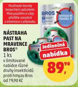NÁSTRAHA PAST NA MRAVENCE BROS, 1 ks