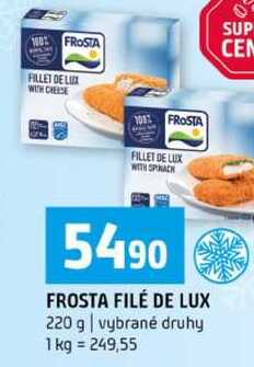 FROSTA FILÉ DE LUX 220 g vybrané druhy