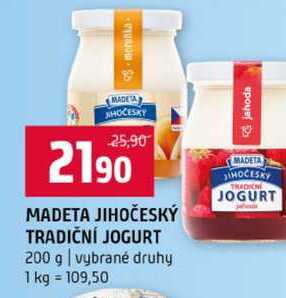MADETA JIHOČESKÝ TRADIČNÍ JOGURT 200 g vybrané druhy