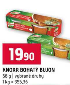 KNORR BOHATÝ BUJON 56 g vybrané druhy