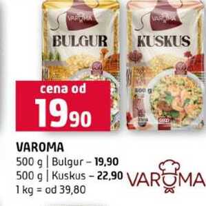 VAROMA 500 g Bulgur 500 g Kuskus 