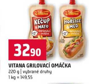 VITANA GRILOVACÍ OMÁČKA 220 g vybrané druhy 