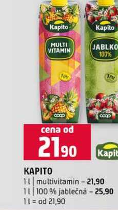 KAPITO 1l multivitamin 1l 100% jablečná 