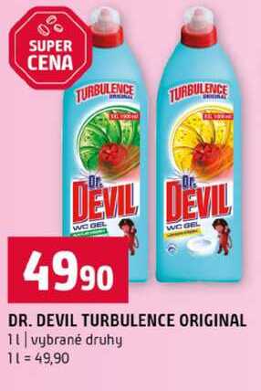 DR. DEVIL TURBULENCE ORIGINAL 1l vybrané druhy