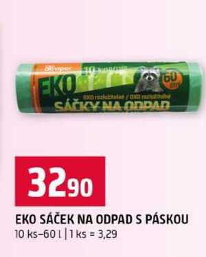 EKO SÁČEK NA ODPAD S PÁSKOU 10 ks-60l
