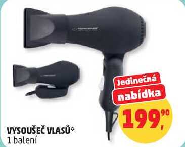 VYSOUŠEČ VLASŮ, 1 balení