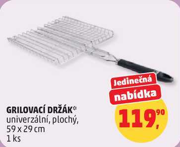 GRILOVACÍ DRŽÁK univerzální, plochý, 59 x 29 cm, 1 ks