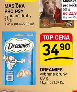 DREAMIES vybrané druhy 60 g 