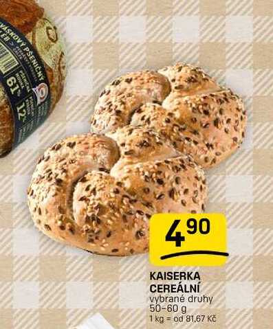 KAISERKA CEREÁLNÍ vybrané druhy 50-60 g