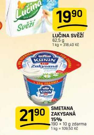 SMETANA ZAKYSANÁ 15% 190+10 g