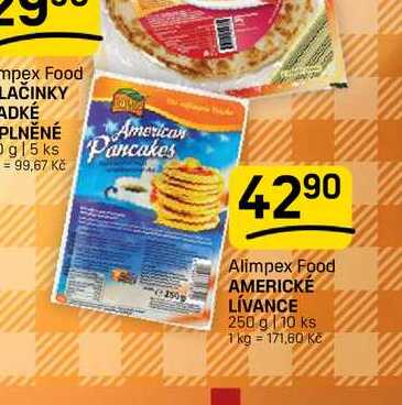 AMERICKÉ LÍVANCE 250 g