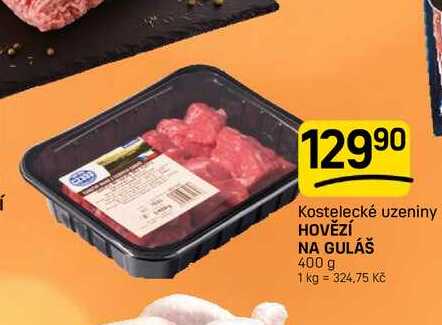 HOVĚZÍ NA GULÁŠ 400 g 