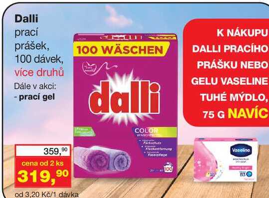 Dalli prací prášek 100 dávek