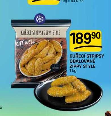 KUŘECÍ STRIPSY OBALOVANÉ ZIPPY STYLE 1 kg 