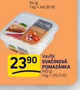 SVAČINOVÁ POMAZÁNKA 140 g 