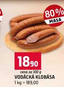 VODÁCKÁ KLOBÁSA 100g