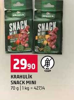 KRAHULÍK SNACK MINI 70 g 