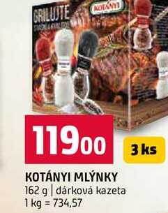 KOTÁNYI MLÝNKY 162 g dárková kazeta