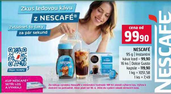 NESCAFÉ 95 g Instantní káva 16 ks Dolce Gusto kapsle-