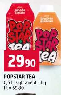 POPSTAR TEA 0,5l vybrané druhy