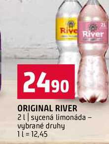 ORIGINAL RIVER 2l sycená limonáda vybrané druhy