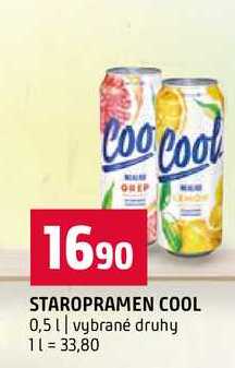 STAROPRAMEN COOL 0,5l vybrané druhy 