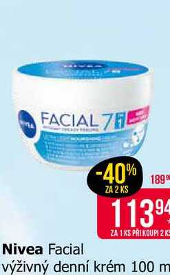 Nivea Facial výživný denní krém 100 m 