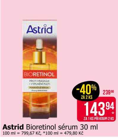 Astrid Bioretinol sérum 30 ml 