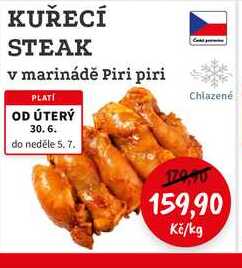 KUŘECÍ STEAK v marinádě Piri piri 1kg 