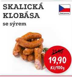 SKALICKÁ KLOBÁSA se sýrem 100g 