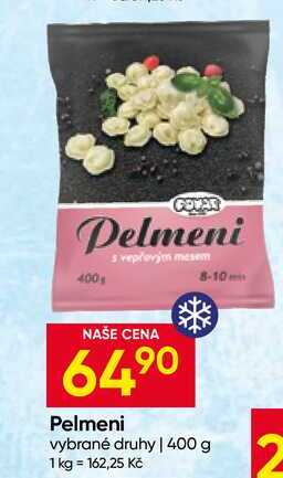 Pelmeni vybrané druhy 400 g 