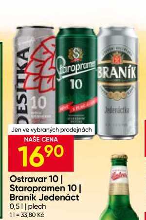 Ostravar 10 0,5l plech 