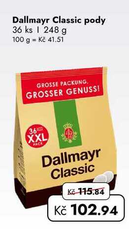Dallmayr Classic pody 36 ks 