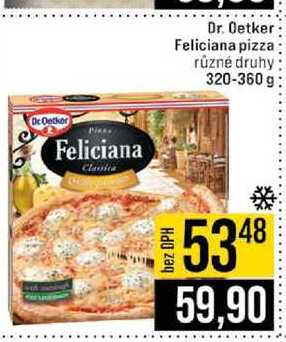 Dr. Oetker Feliciana pizza různé druhy 320-360 g