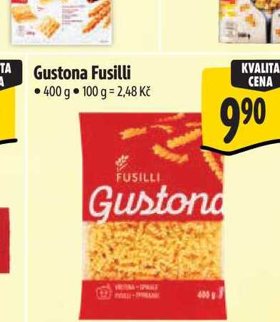   Gustona Fusilli 400 g  