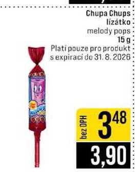 Chupa Chups lízátko melody pops 15 g