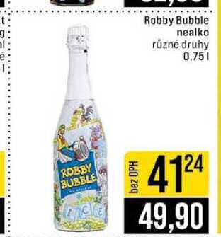 Robby Bubble nealko různé druhy 0,75l