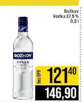 Božkov Vodka 37,5% 0,5l 