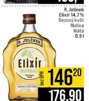 R. Jelínek Elixir 14.7% Bezový květ Malina Mata 0,5l