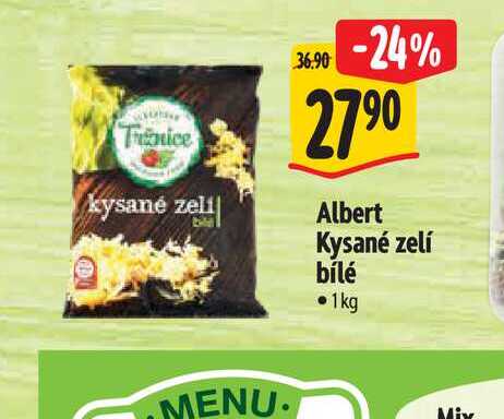  Albert Kysané zelí bílé   1kg 