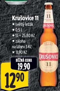 Krušovice 11, 0,5 l